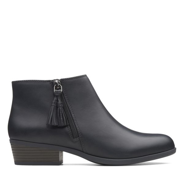 Clarks Womens Addiy Terri Ankle Boots Black | USA-2956708